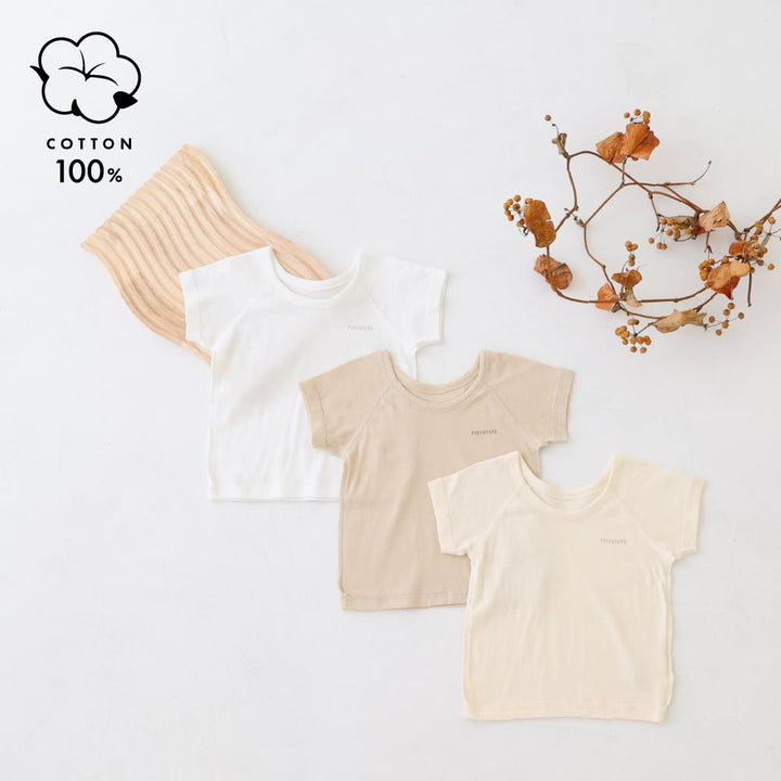 兒童短袖純棉貼身上衣