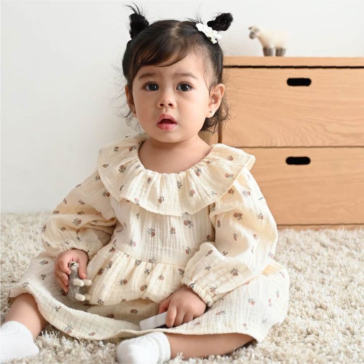 【秋冬連身衣】雙層紗 連身裙包屁衣