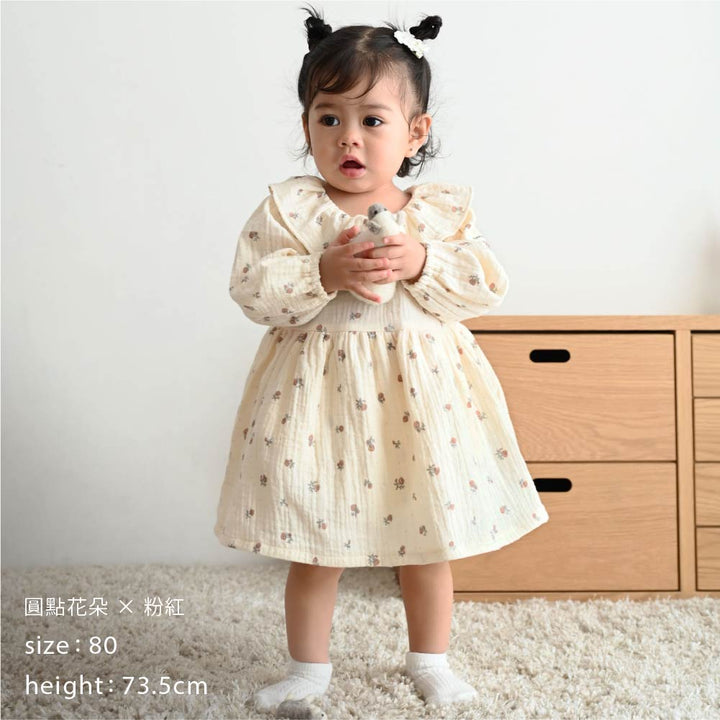 【秋冬連身衣】雙層紗 連身裙包屁衣