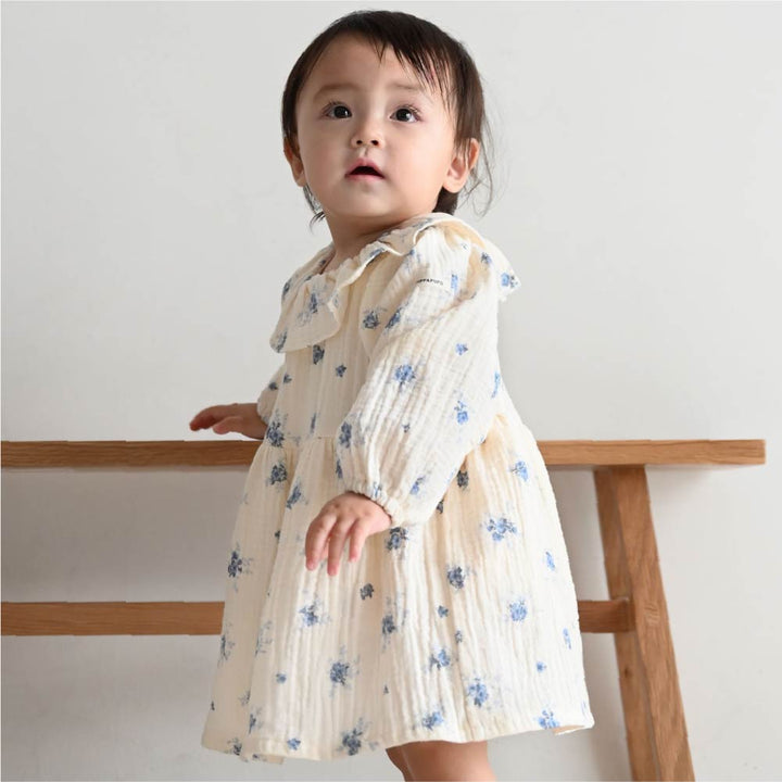 【秋冬連身衣】雙層紗 連身裙包屁衣