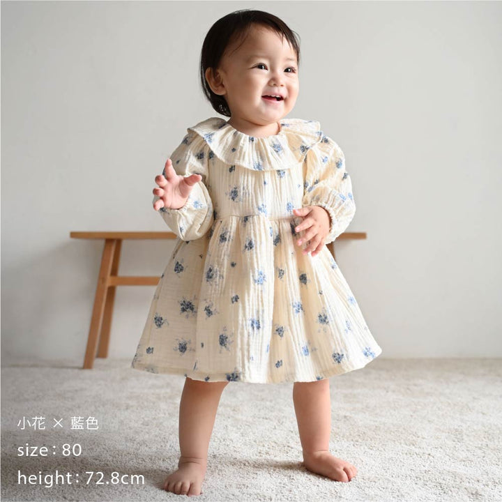 【秋冬連身衣】雙層紗 連身裙包屁衣