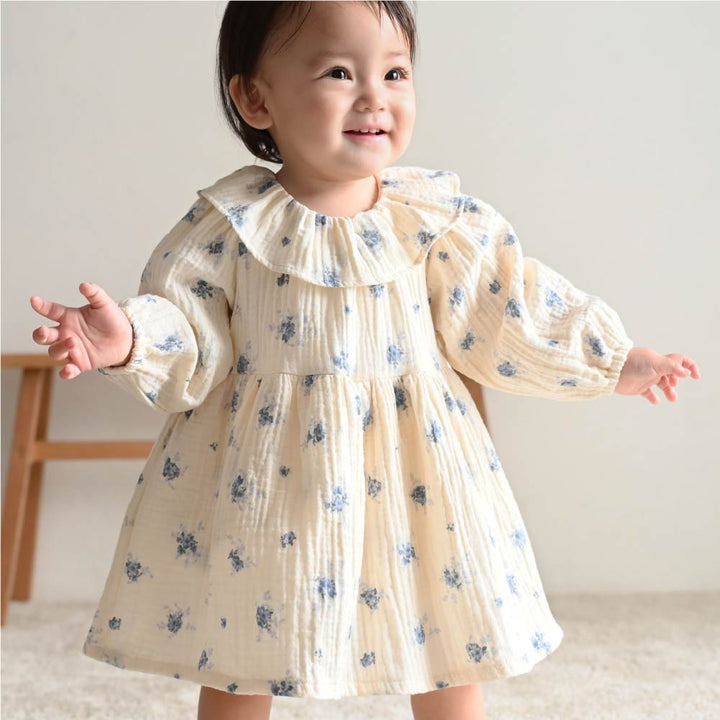 【秋冬連身衣】雙層紗 連身裙包屁衣