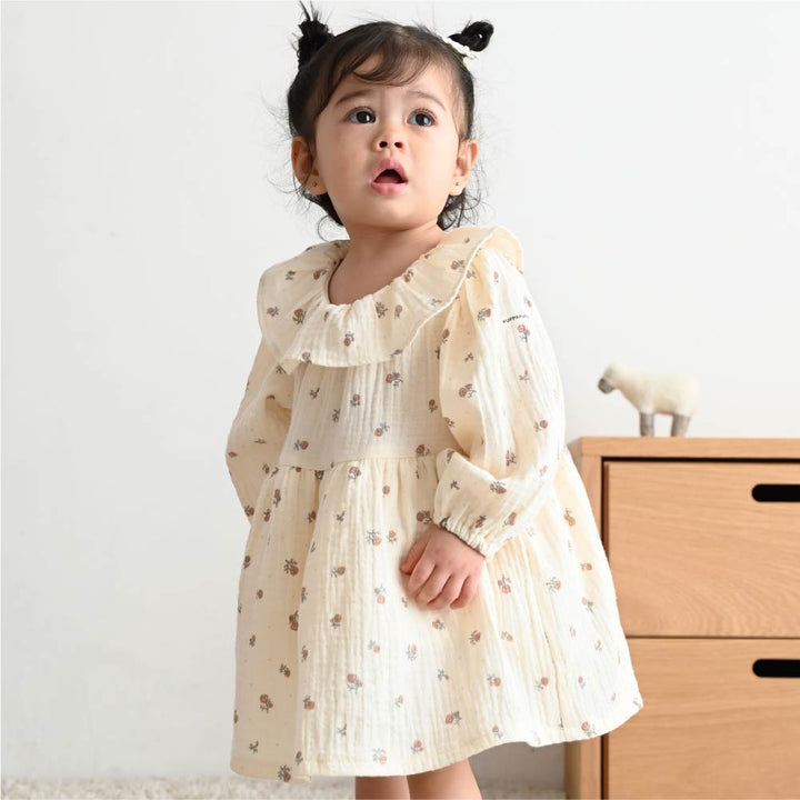 【秋冬連身衣】雙層紗 連身裙包屁衣