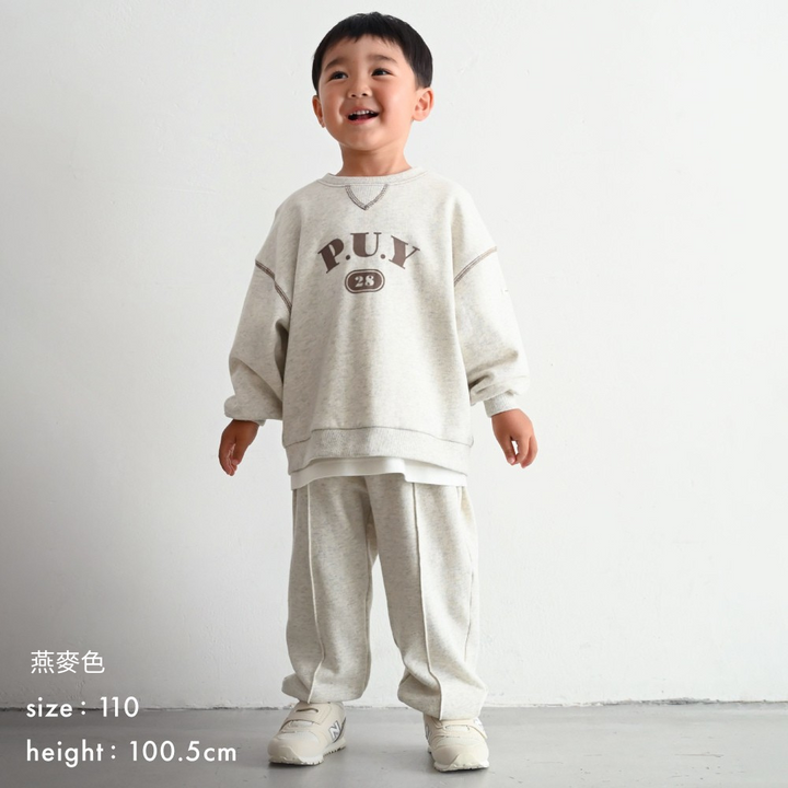 【秋冬上衣】學院風 Logo 大學衛衣