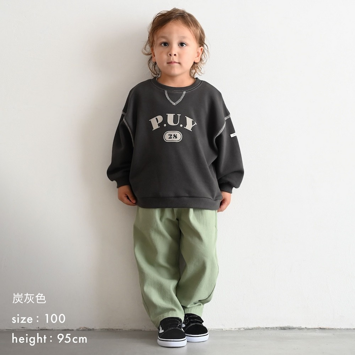 【秋冬上衣】學院風 Logo 大學衛衣