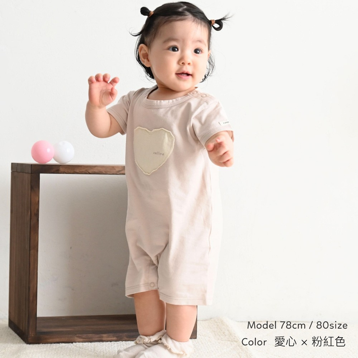 寶寶短袖連身包屁衣