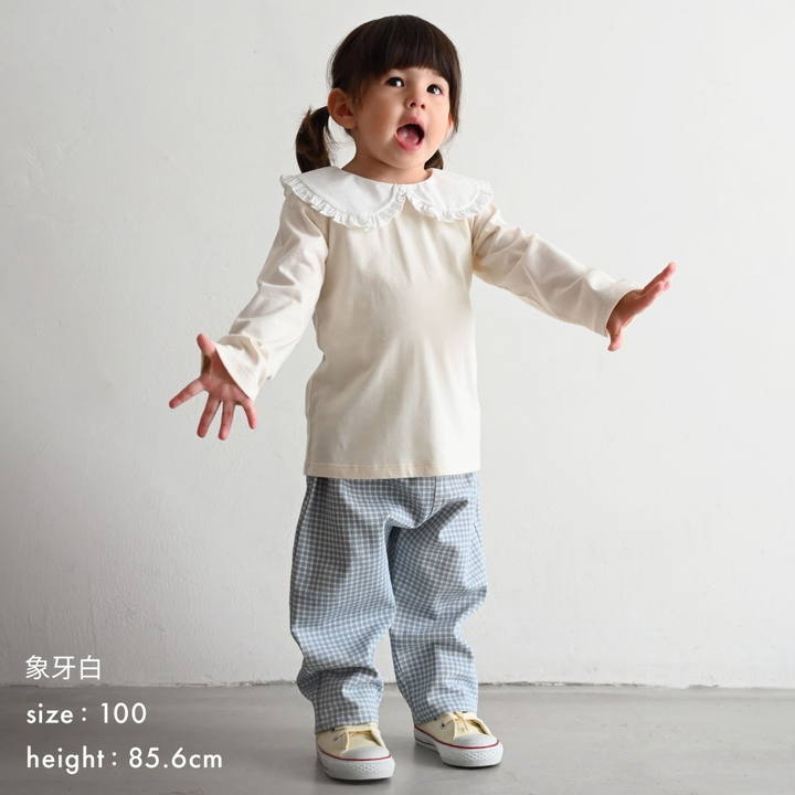 【秋冬上衣】 大翻領 長袖T恤