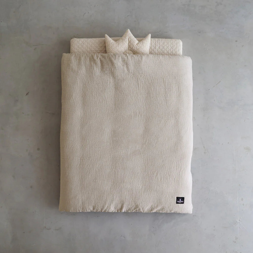 ibul布 可機洗五件式嬰兒床組 (含5.5公分床墊)