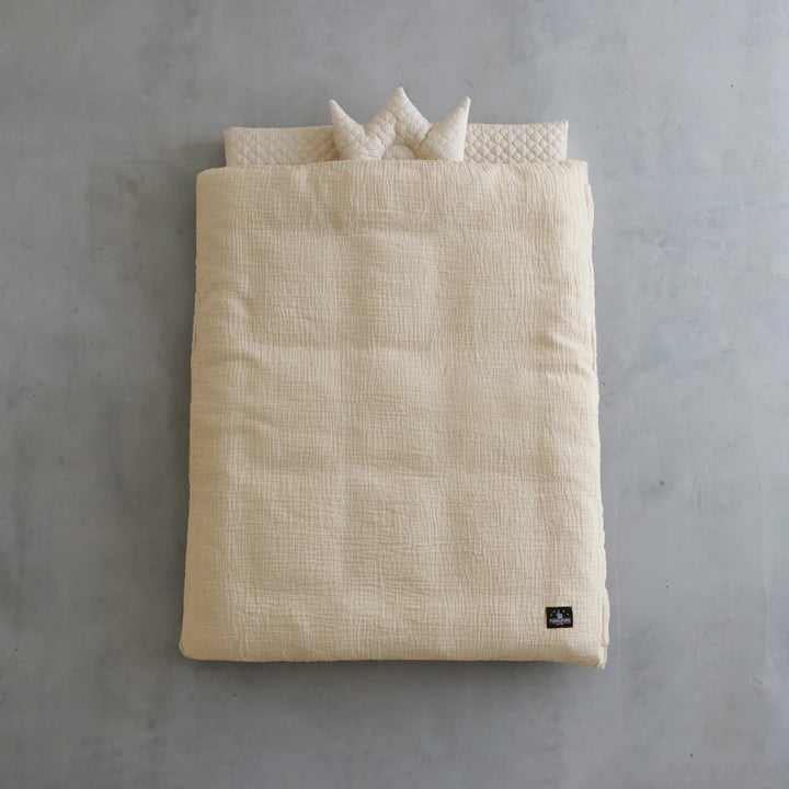 ibul布 可機洗五件式嬰兒床組 (含5.5公分床墊)