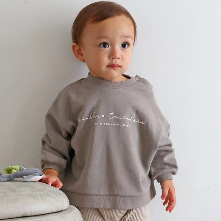 【秋冬上衣】 刺繡圖案 長袖T恤