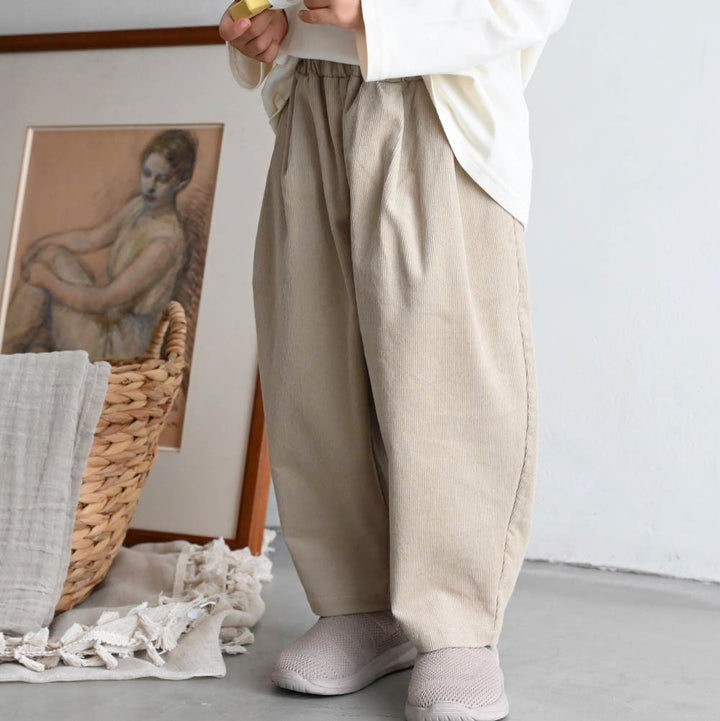 【秋冬褲子】打摺 燈芯絨褲