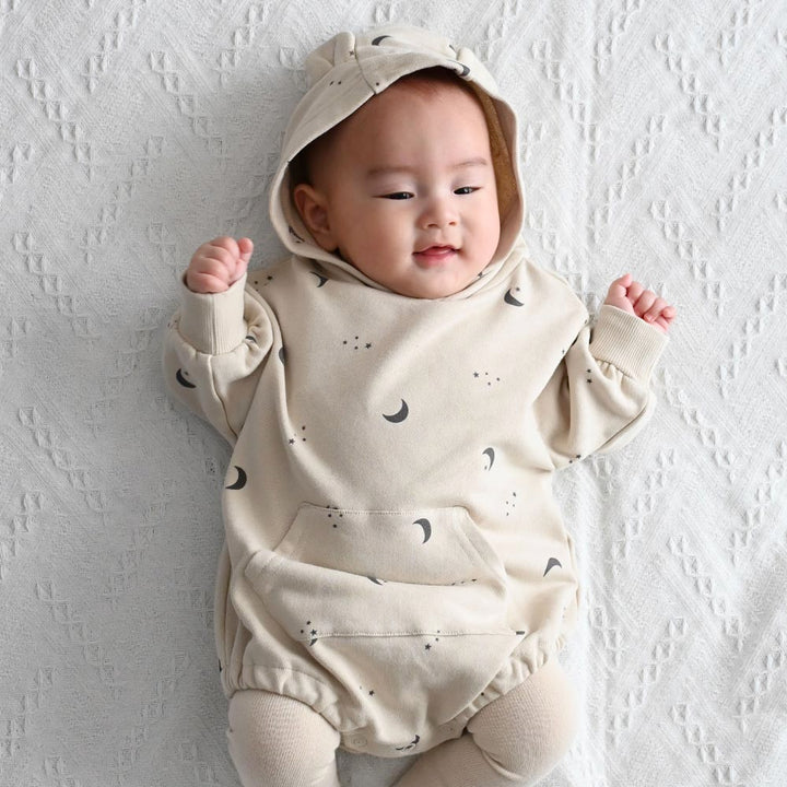 【秋冬連身衣】長袖 小熊耳朵 包屁衣