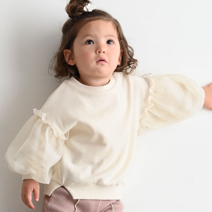 【秋冬上衣】澎袖雪紡 衛衣