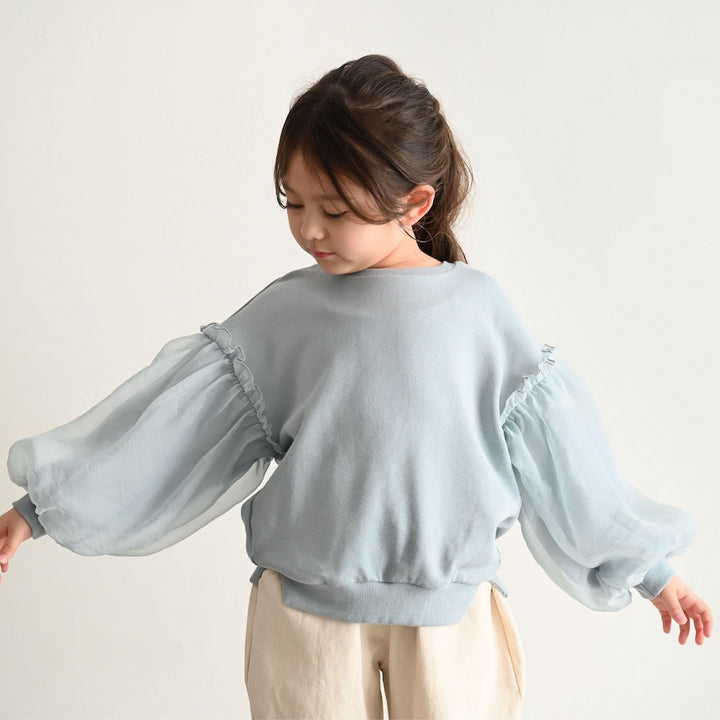 【秋冬上衣】澎袖雪紡 衛衣