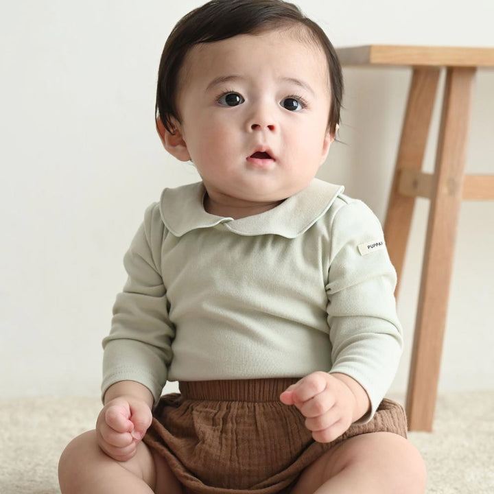 【秋冬上衣】長袖圓領連身衣