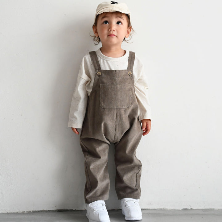 【秋冬褲子】燈芯絨 吊帶褲