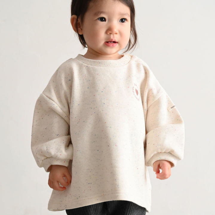 【秋冬上衣】彩色紗點 刷毛衛衣