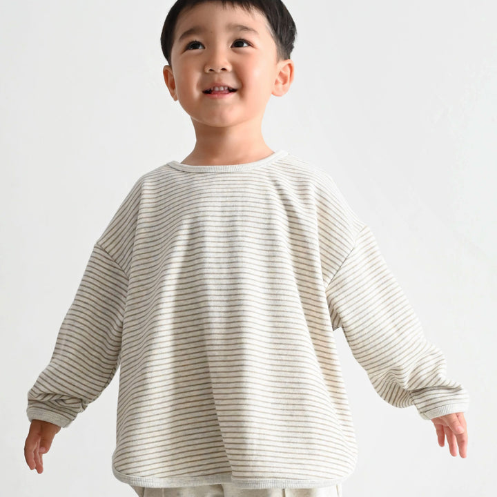 【秋冬上衣】 條紋休閒衛衣