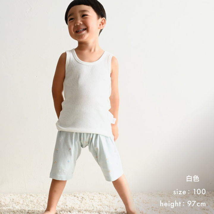 兒童純棉背心(羅紋布)