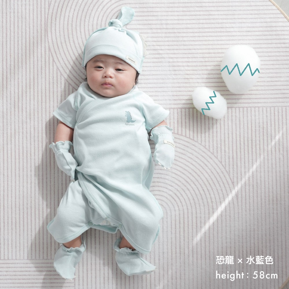 新生兒四件組合(羅紋布)