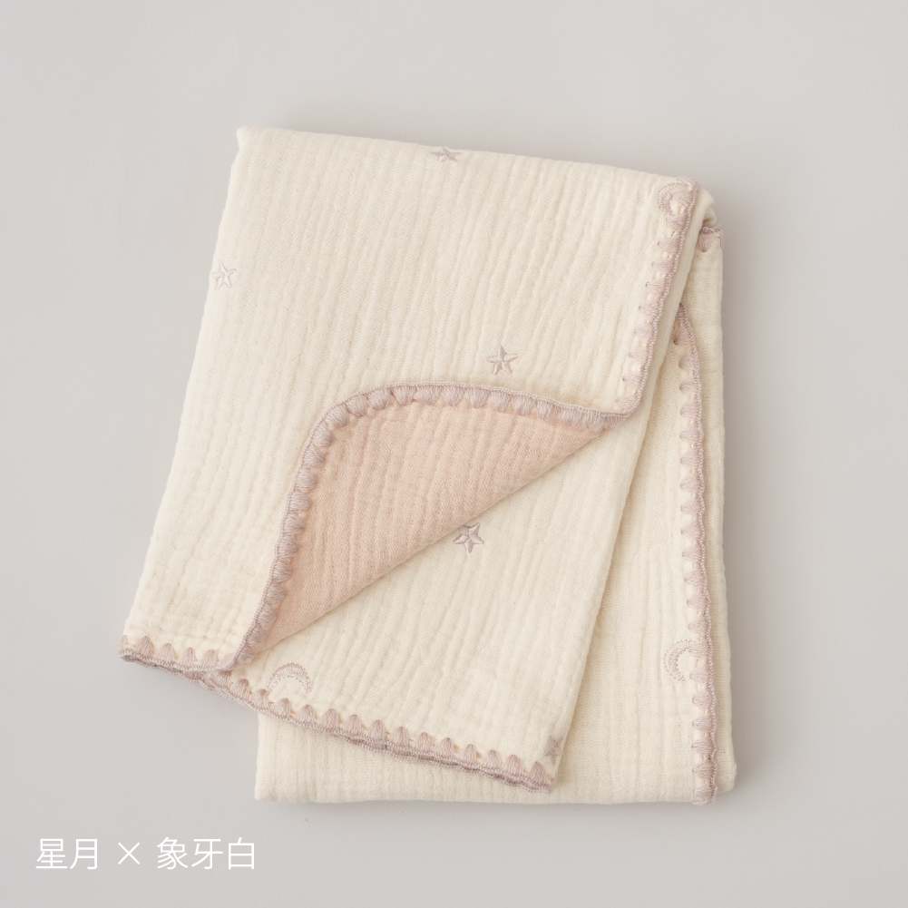 六層紗嬰兒車蓋毯