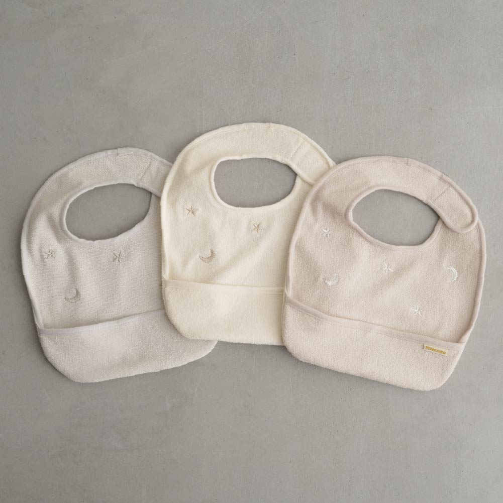 防水餐用圍兜 3件組