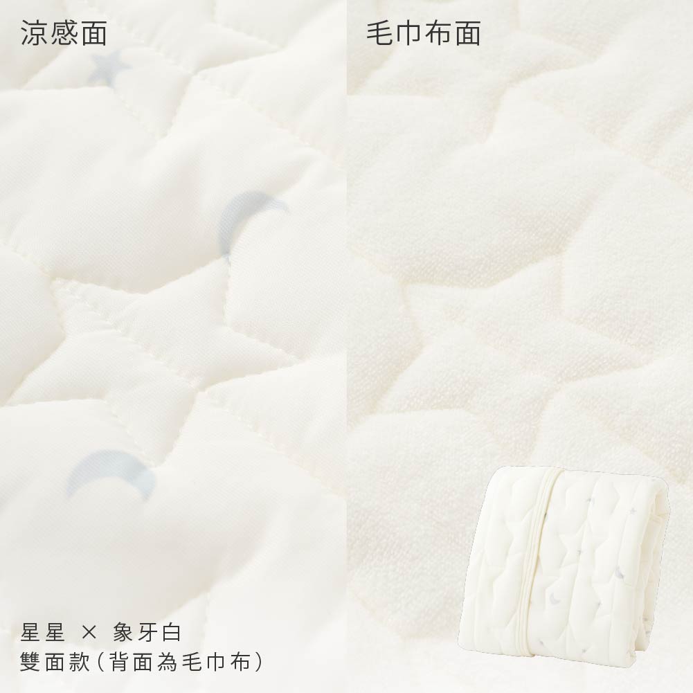 【涼感×毛圈布】雙面可用保潔墊
