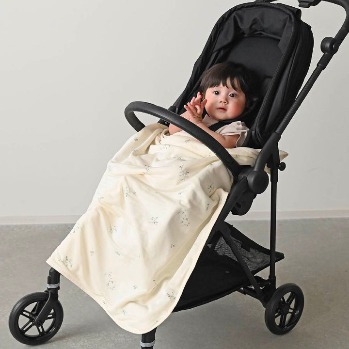 【涼感×毛圈布】雙面嬰兒毯 70x90cm