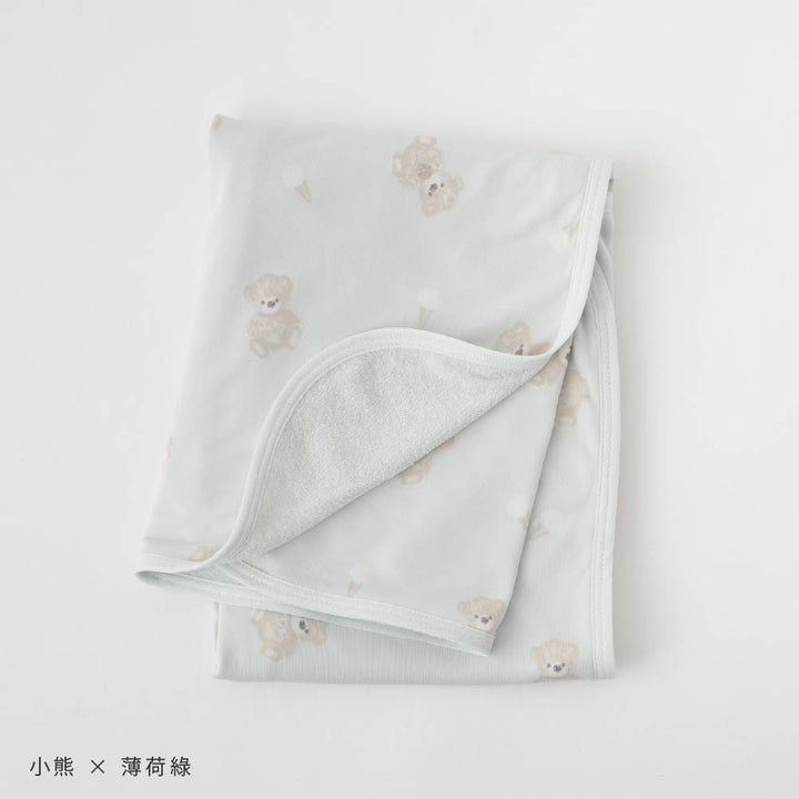 【涼感×毛圈布】雙面嬰兒毯 70x90cm