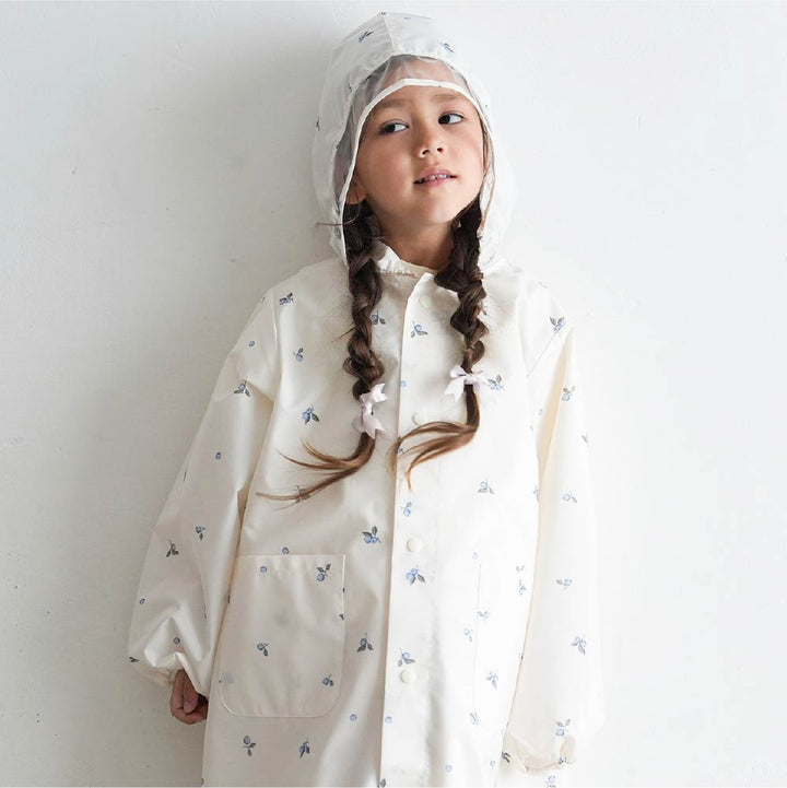 兒童時尚一件式雨衣