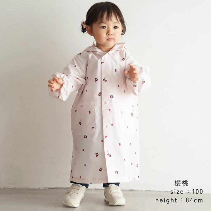 兒童時尚一件式雨衣