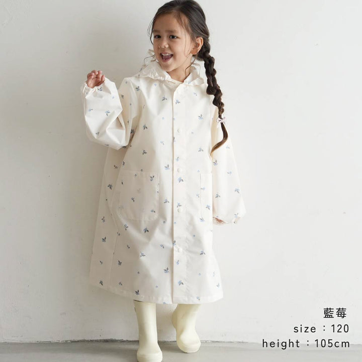 兒童時尚一件式雨衣