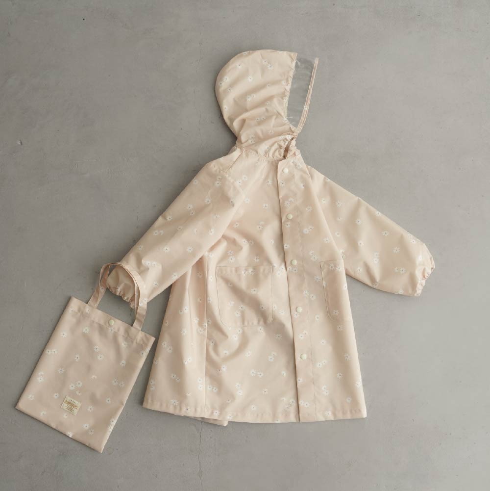 兒童時尚一件式雨衣