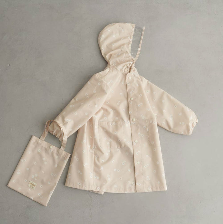 兒童時尚一件式雨衣