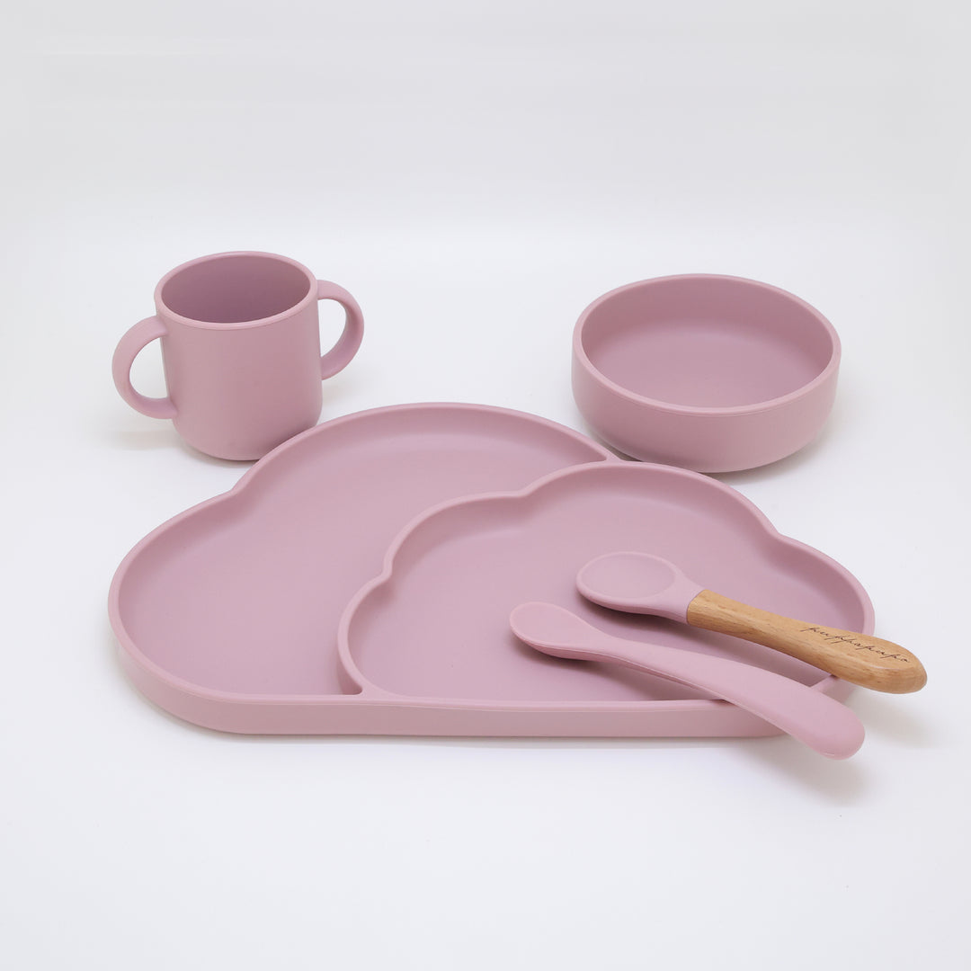 兒童矽膠餐具 5 件組