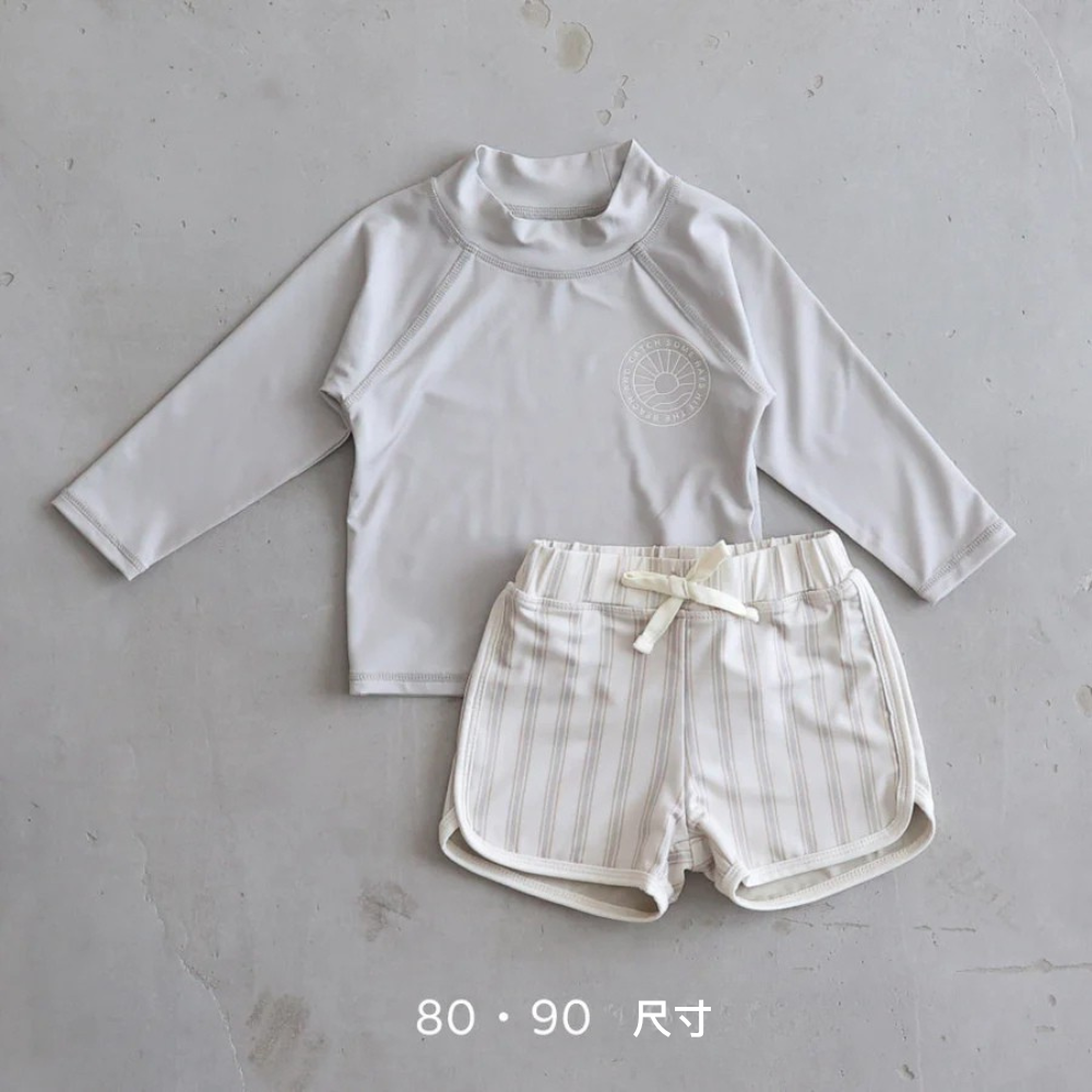 男童防曬抗UV衣褲游泳套裝