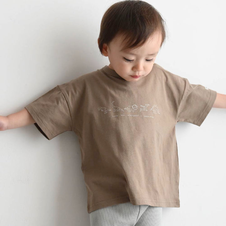 【春夏上衣】Oversize印花短袖上衣