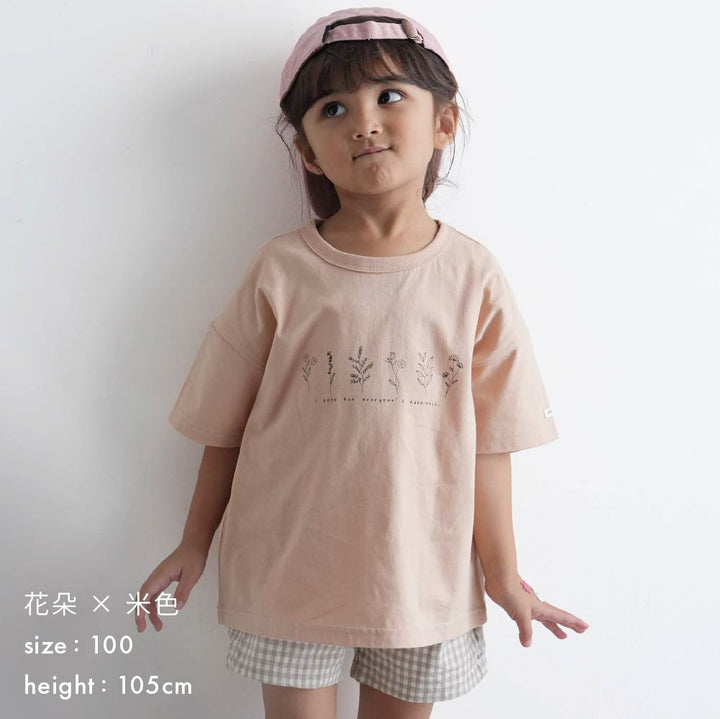 【春夏上衣】Oversize印花短袖上衣