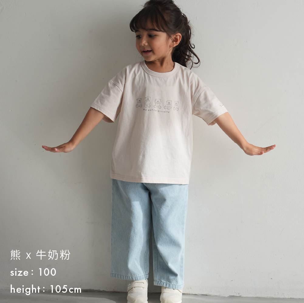 【春夏上衣】Oversize印花短袖上衣