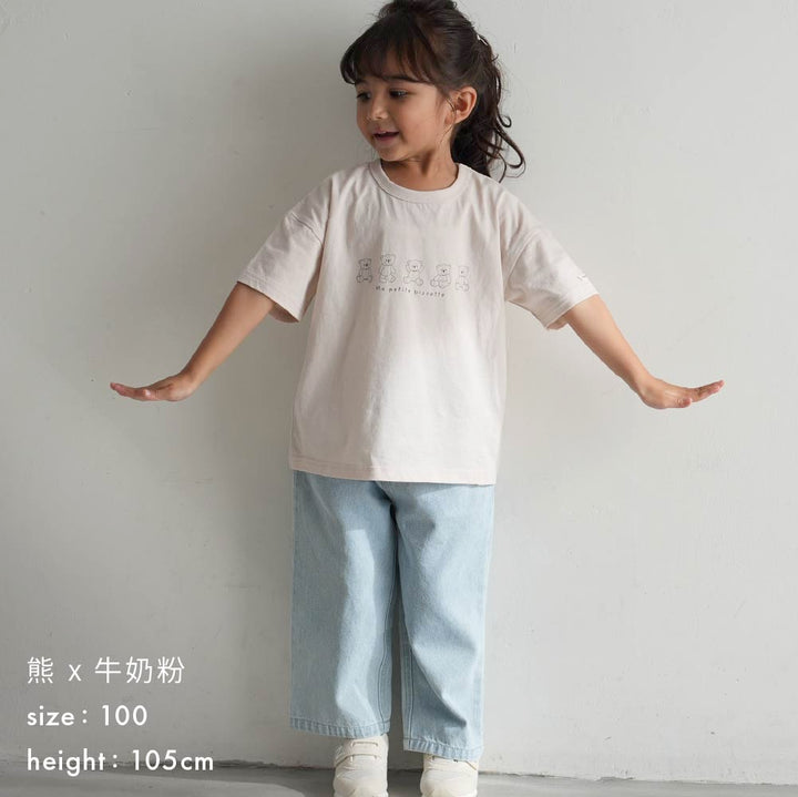 【春夏上衣】Oversize印花短袖上衣