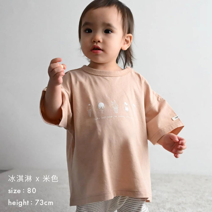 【春夏上衣】Oversize印花短袖上衣