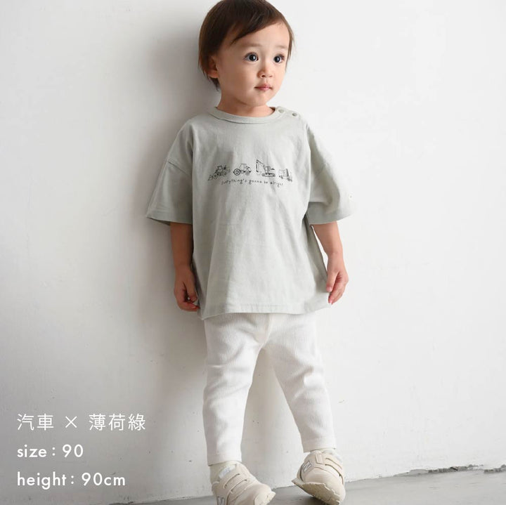 【春夏上衣】Oversize印花短袖上衣