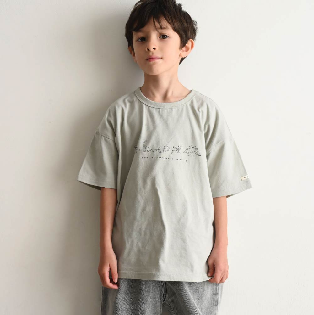 【春夏上衣】Oversize印花短袖上衣