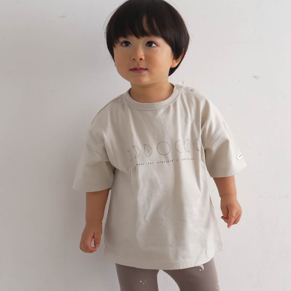 【春夏上衣】Oversize印花短袖上衣