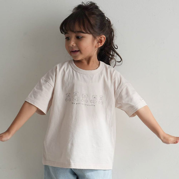 【春夏上衣】Oversize印花短袖上衣