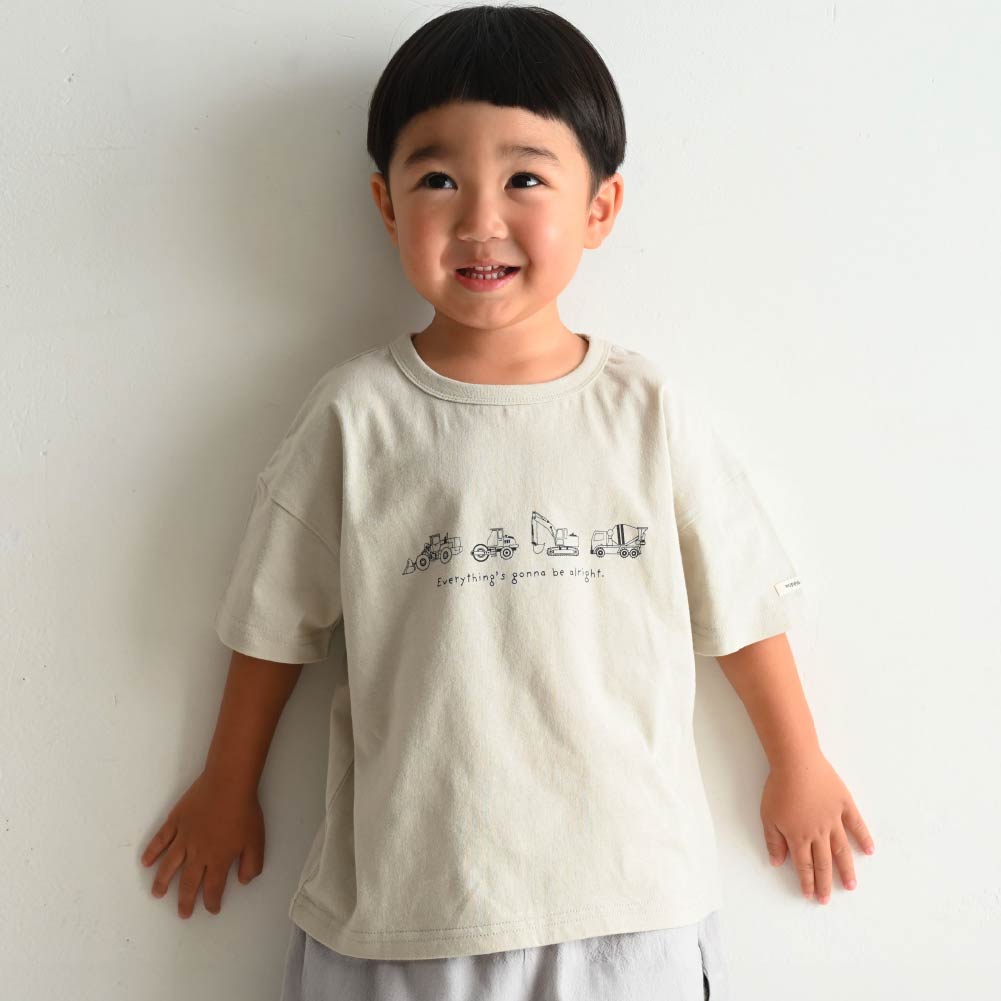 【春夏上衣】Oversize印花短袖上衣