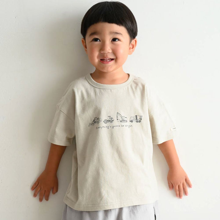 【春夏上衣】Oversize印花短袖上衣