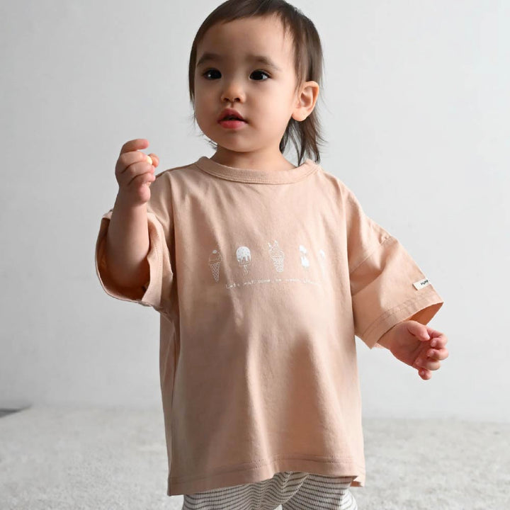 【春夏上衣】Oversize印花短袖上衣