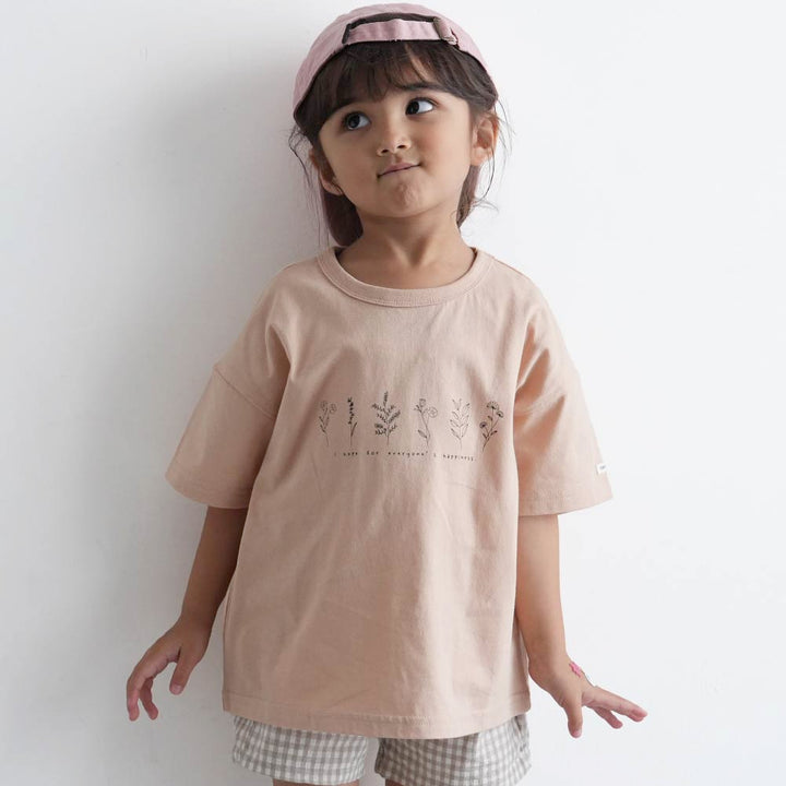 【春夏上衣】Oversize印花短袖上衣