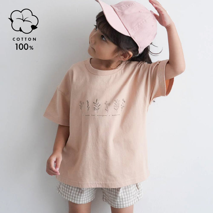 【春夏上衣】Oversize印花短袖上衣